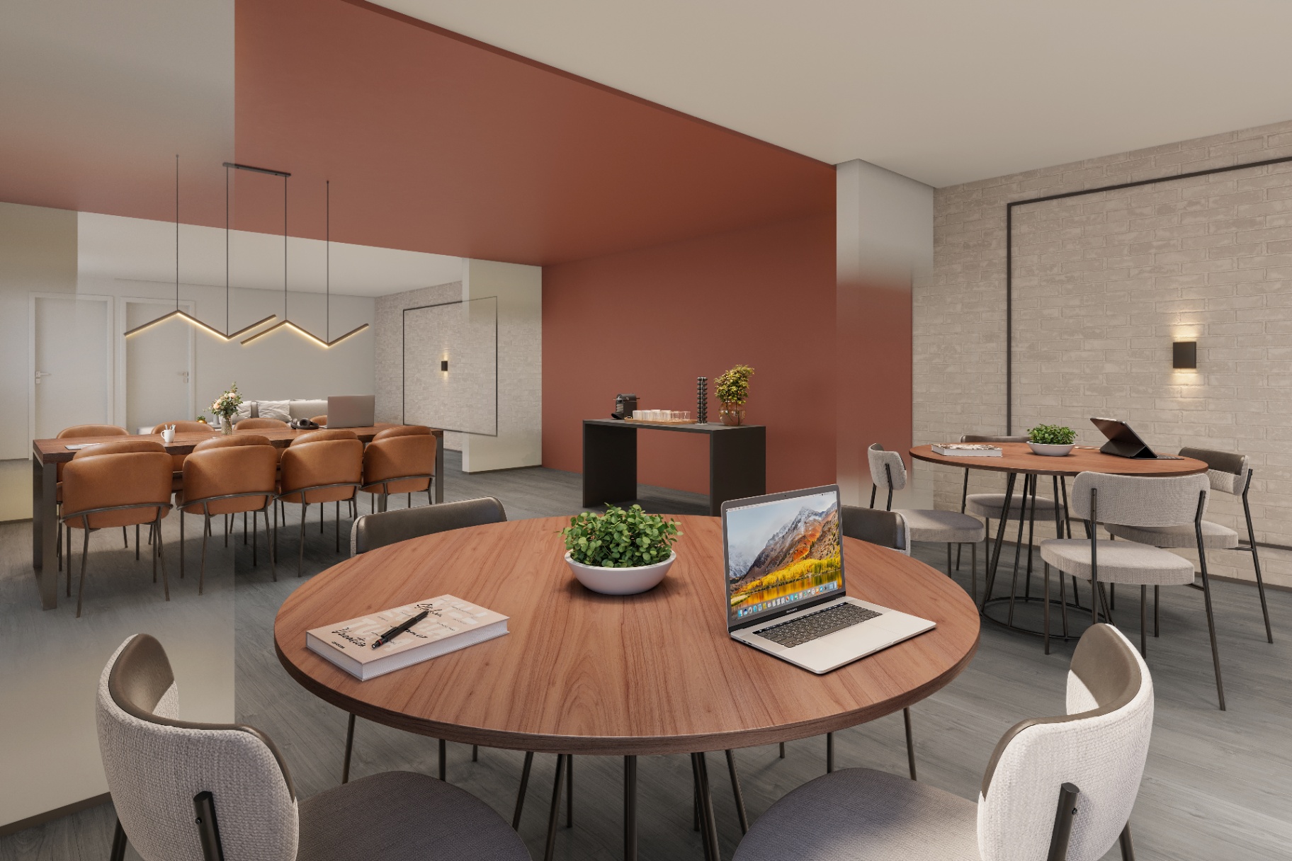 Salão · versão coworking